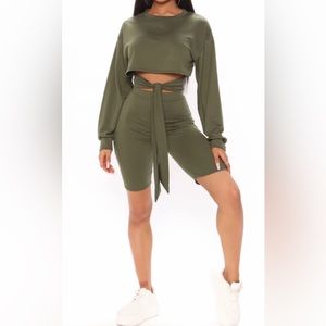 Fashion Nova Sunday Necessity Short Set